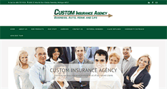 Desktop Screenshot of custominsuranceagency.com